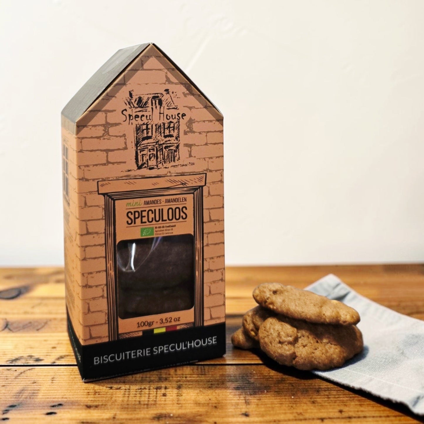 Organic Almond Speculoos - 100 g - BE-BIO-03