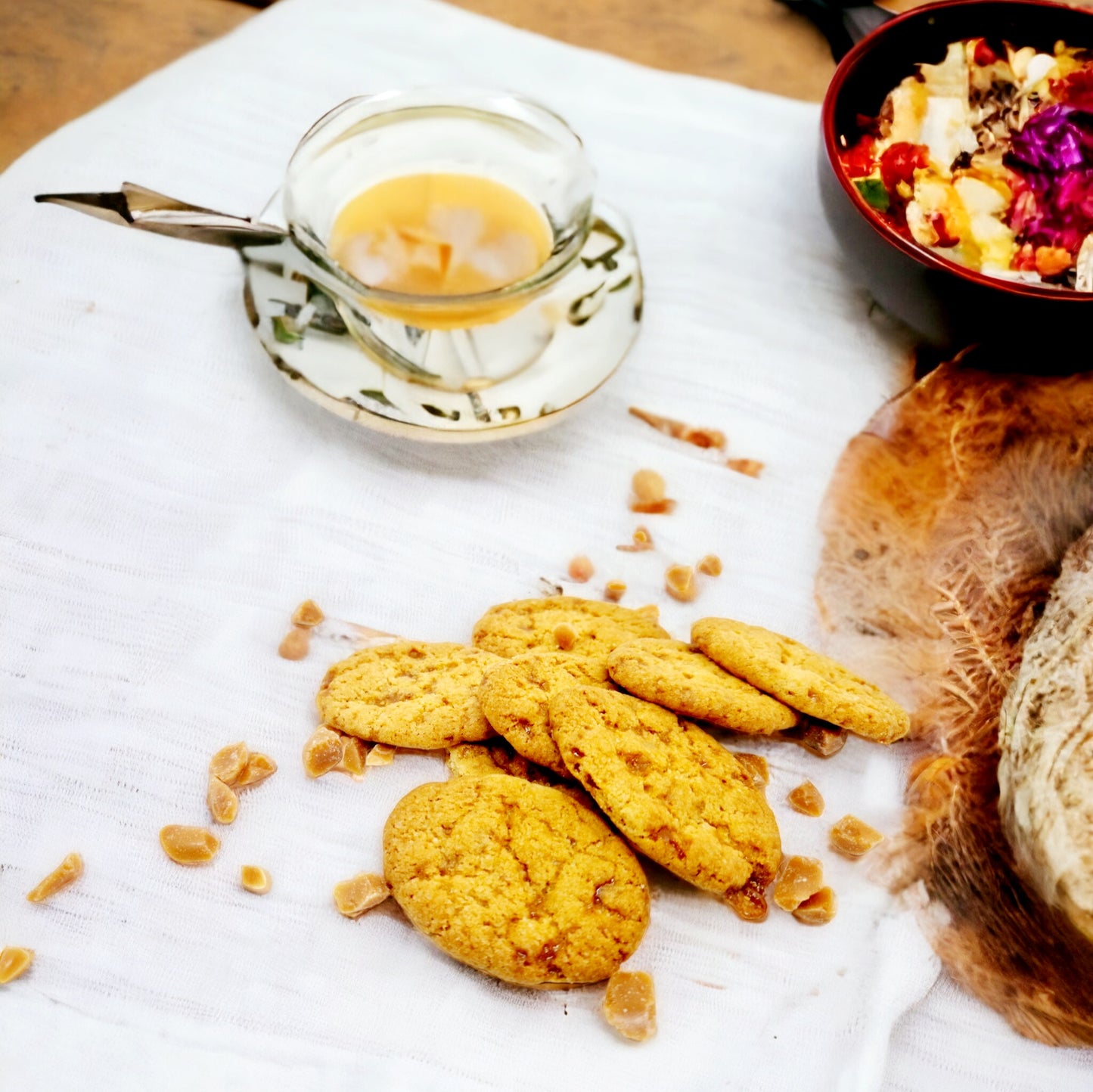 'Crunchy' salted butter caramel biscuits - 100 gr