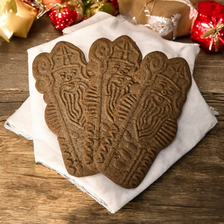 Grote Sinterklaasspeculoos - 70 gr (7 x 17 cm)