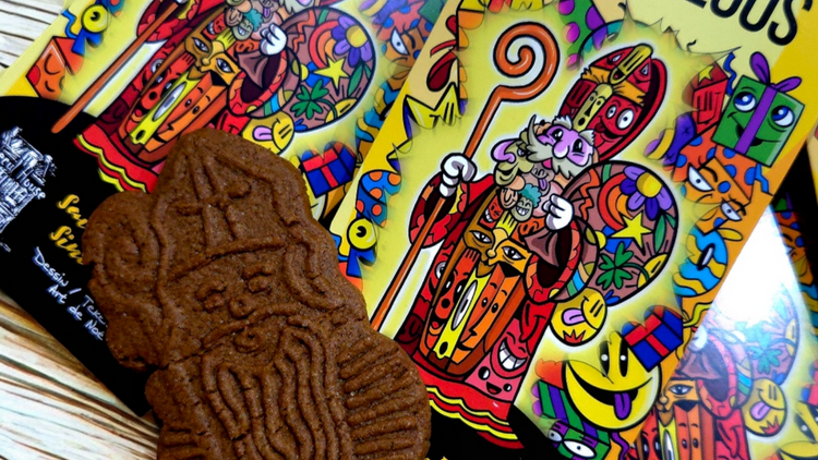 Grote Sinterklaasspeculoos - 70 gr (7 x 17 cm)