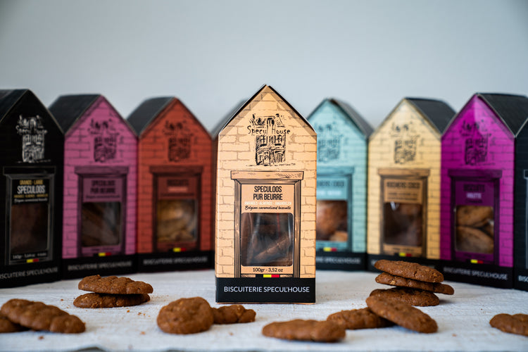 Pure Boterspeculoos met amandelen - 130 gr - mini