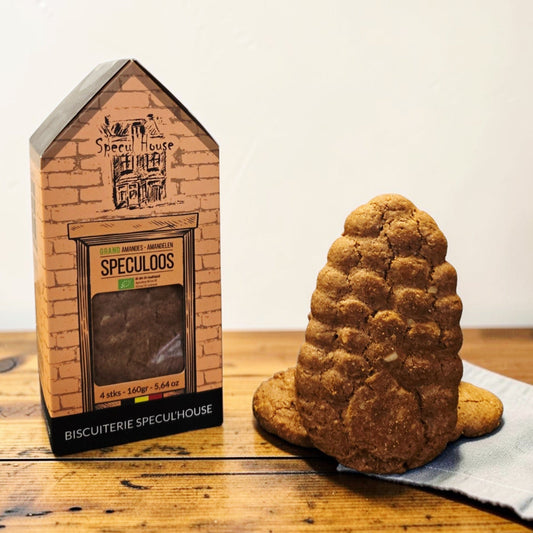 Speculoos bio aux Amandes  - 160 gr (4x40gr)     BE-BIO-03 (Copie)