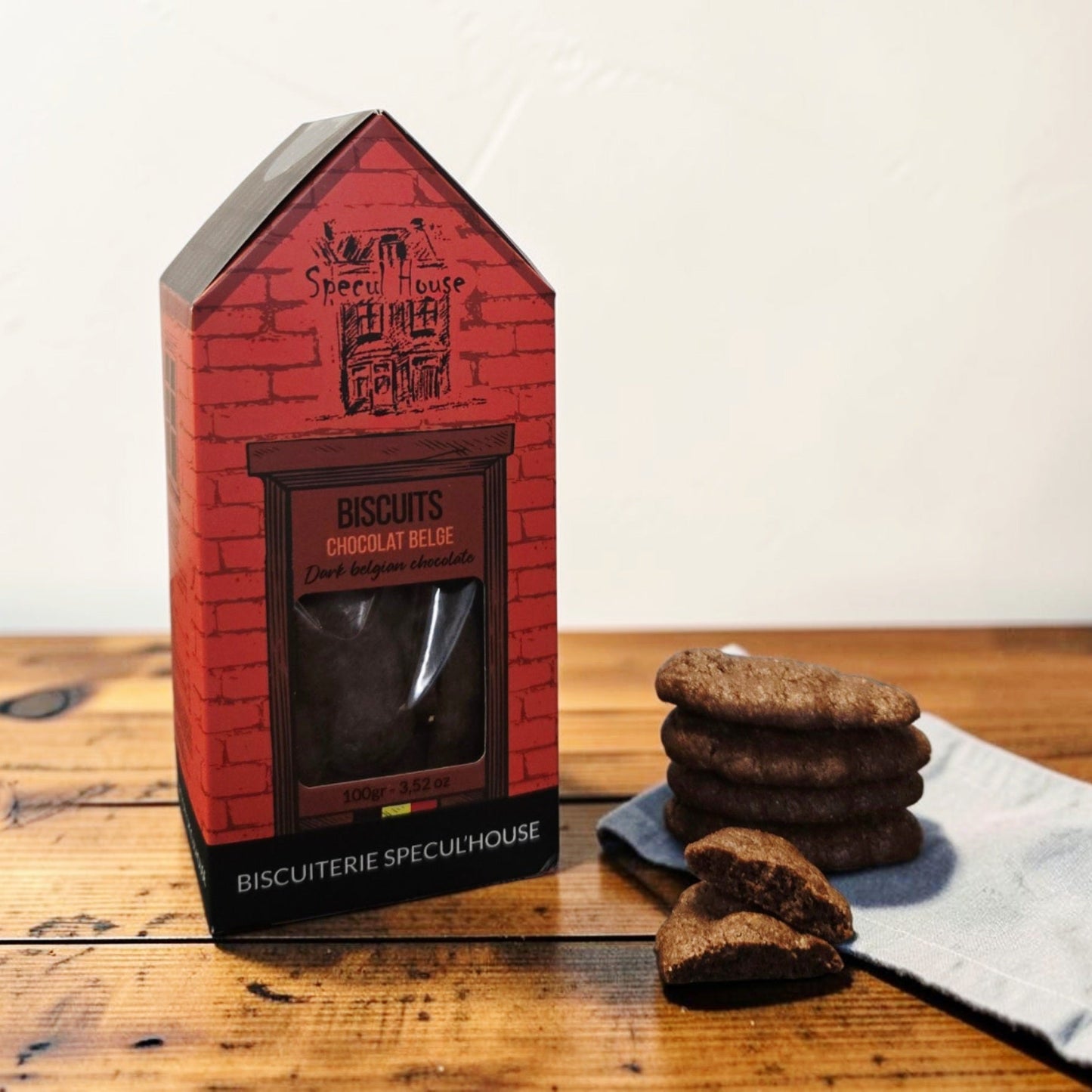 Koekjes van pure chocolade - 100 gr