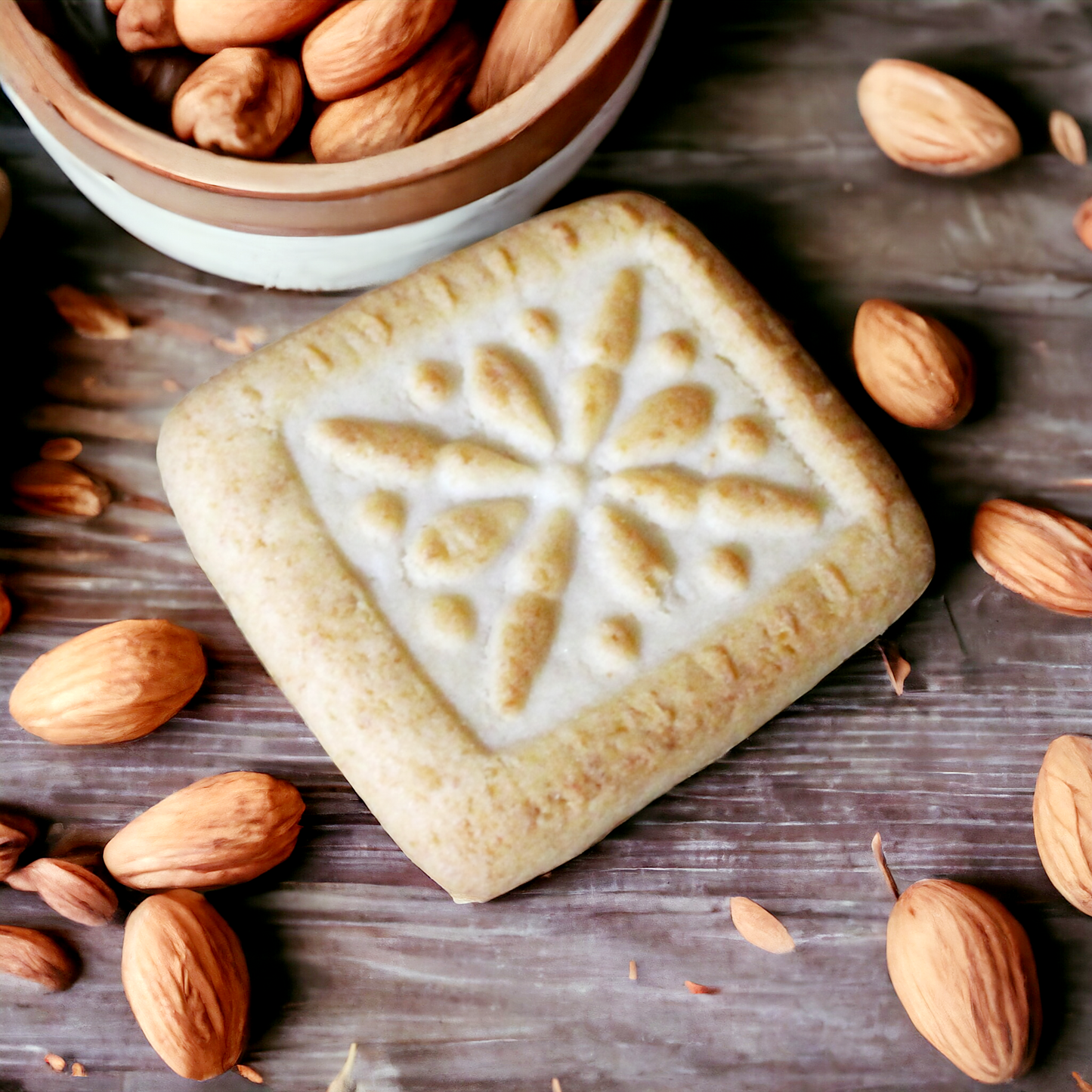 Small cooked marzipan squares - 135 gr (3x45gr)