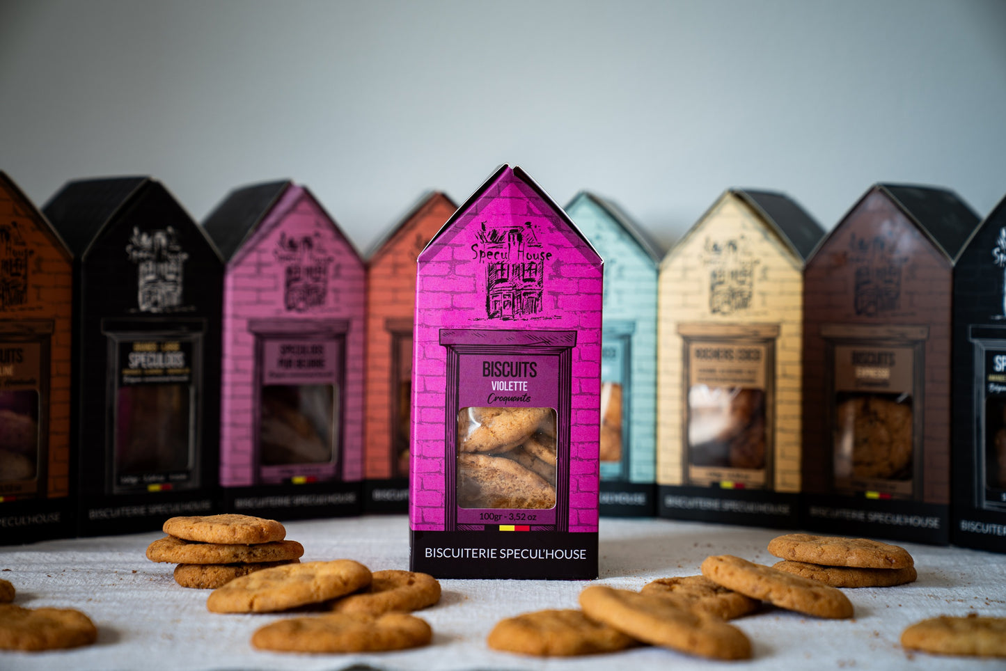 Violette 'crunchy' biscuits - 100 gr