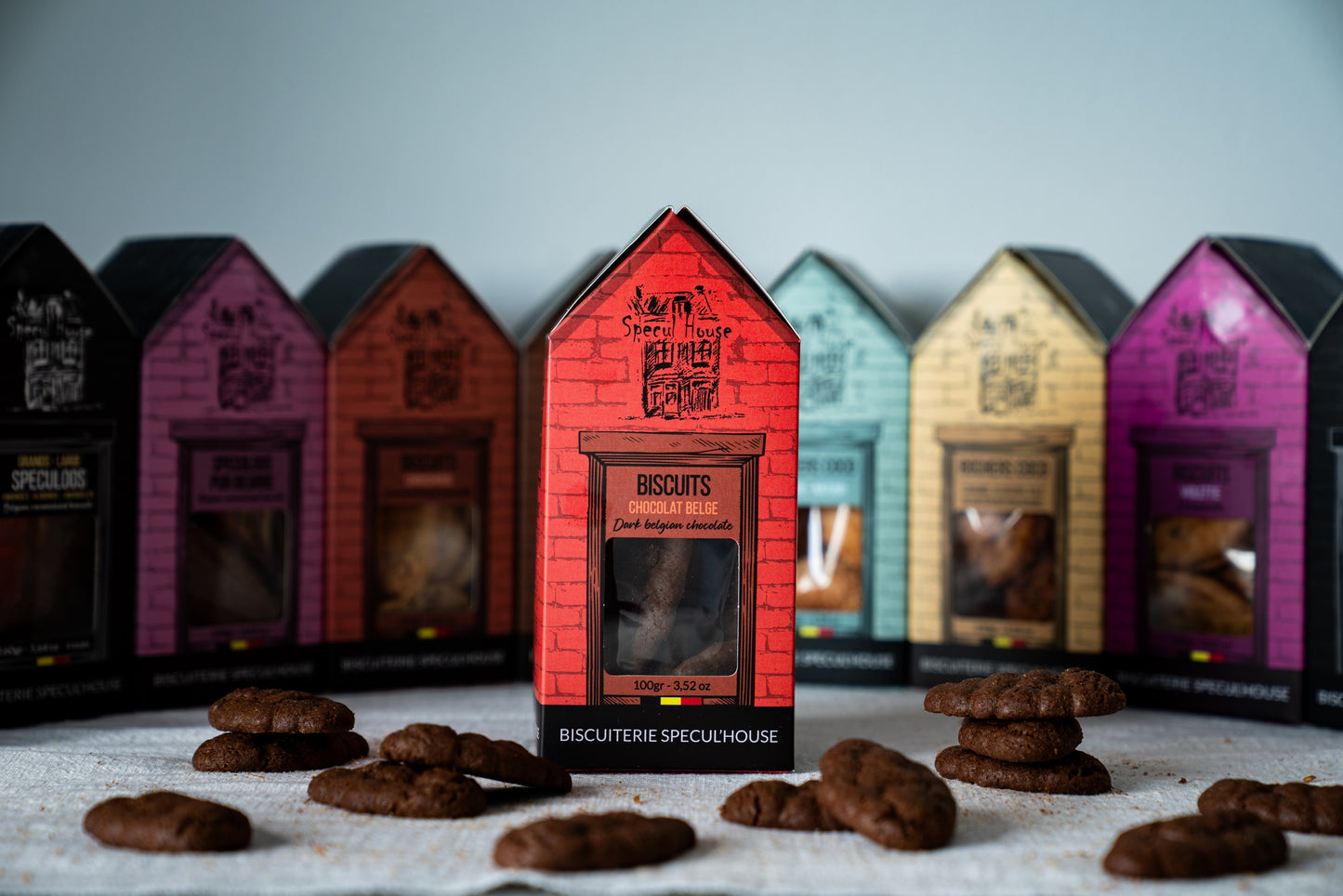 Koekjes van pure chocolade - 100 gr